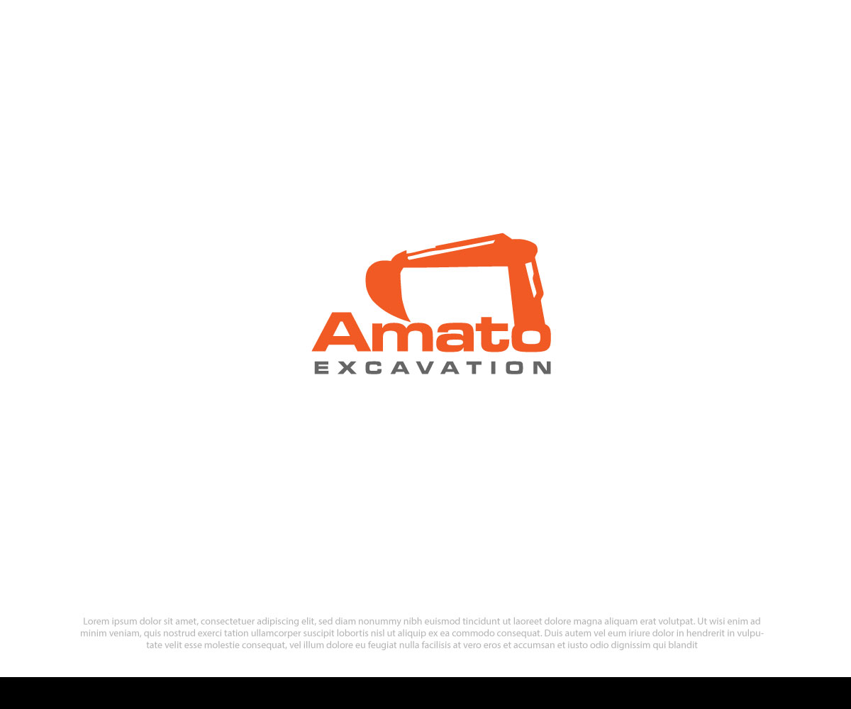 Logo Design by Niizam Uddin for Amato Excavation  | Design #26709618