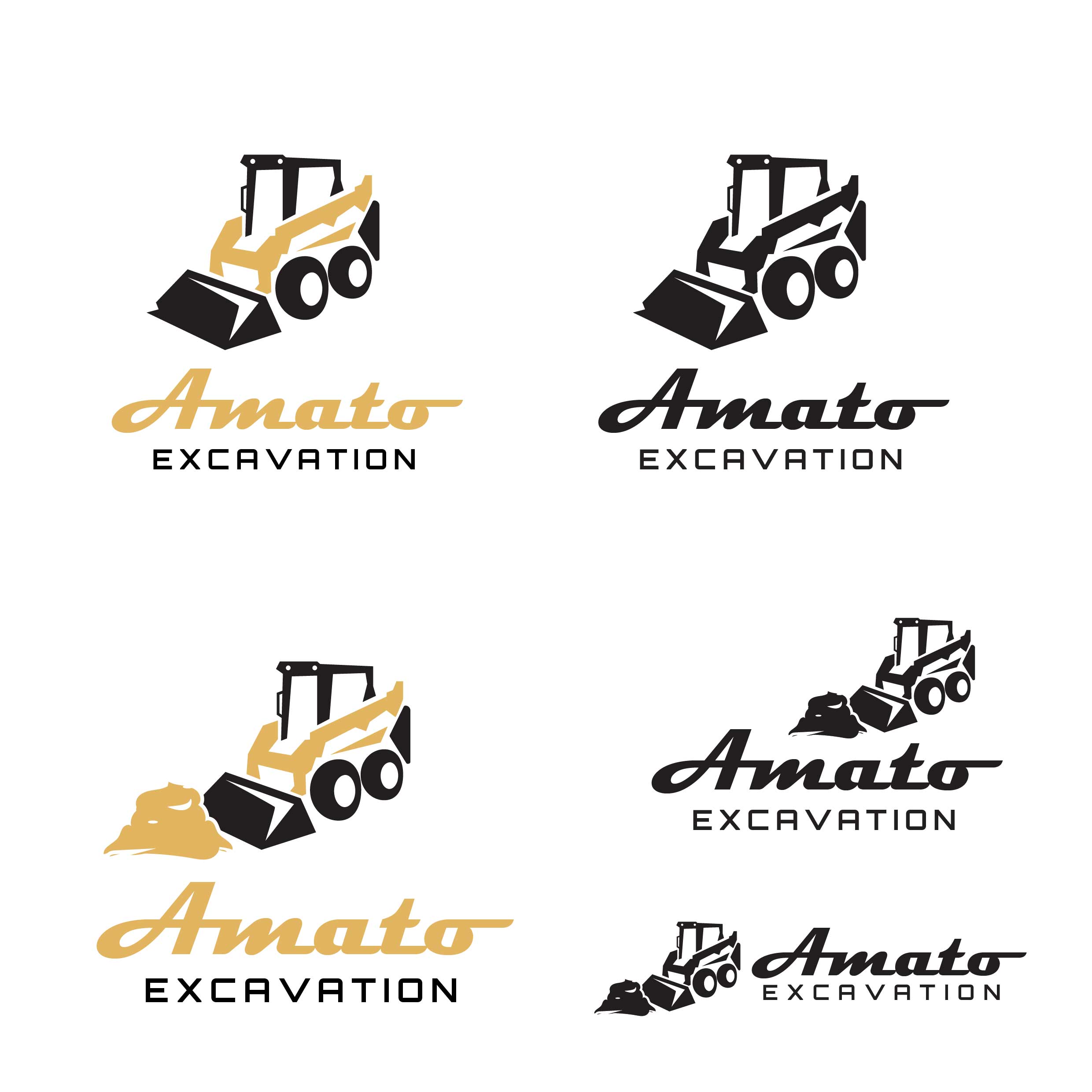 Design de Logo par Anton pour Amato Excavation  | Design #26739120
