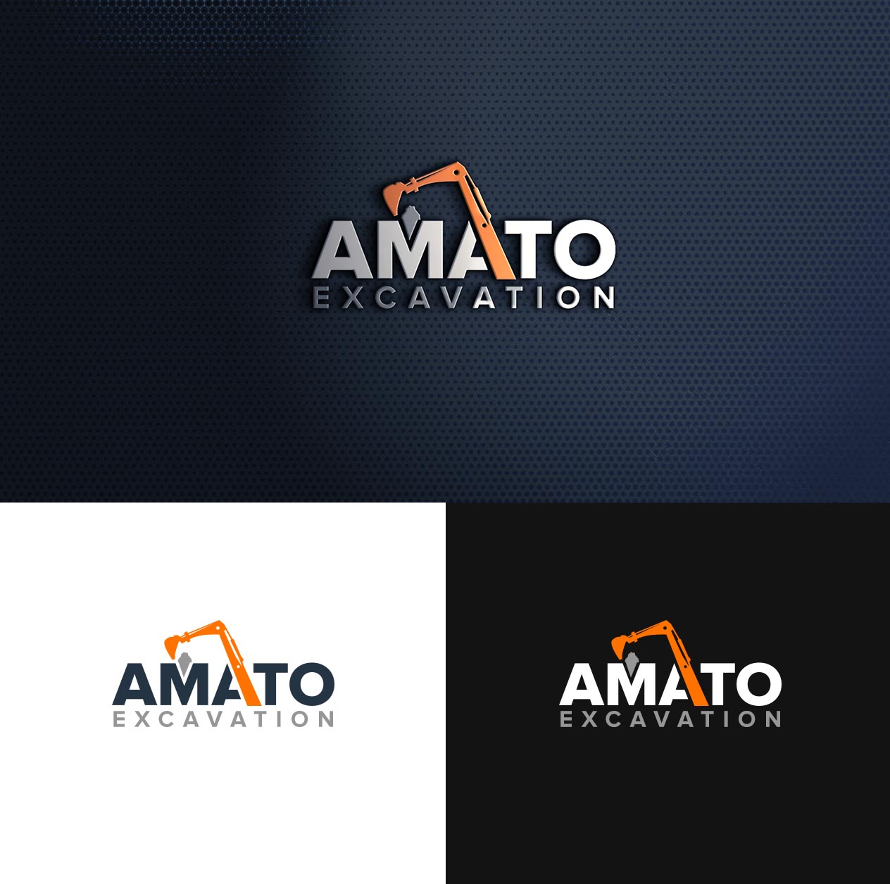 Logo Design by BehindSymbols for Amato Excavation  | Design #26730928