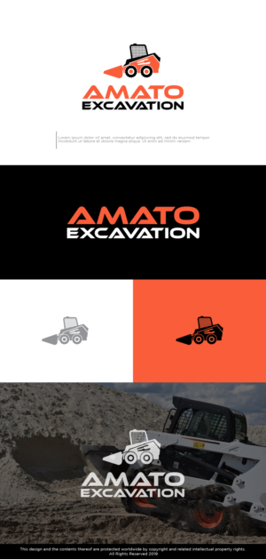 Amato Excavation | Logo Design by Kim Ji