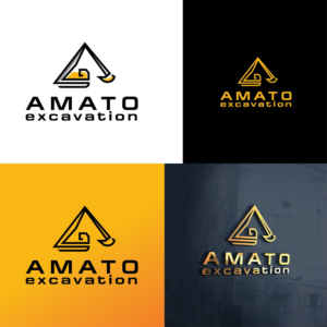 Logo Design by sibram designer for Amato Excavation  | Design: #26733442