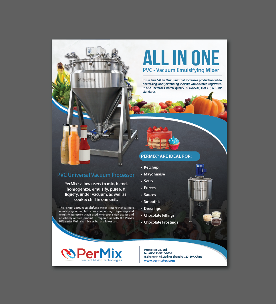 Advertisement Design by alex989 for PerMix North America | Design #26725583
