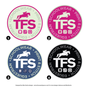 TFS and then separately Schoolwear/Print & Stitch/Equestrian | Diseño de Logo por Noche designs