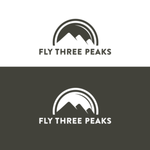 Fly Three Peaks | Logo-Design von charlygraphics