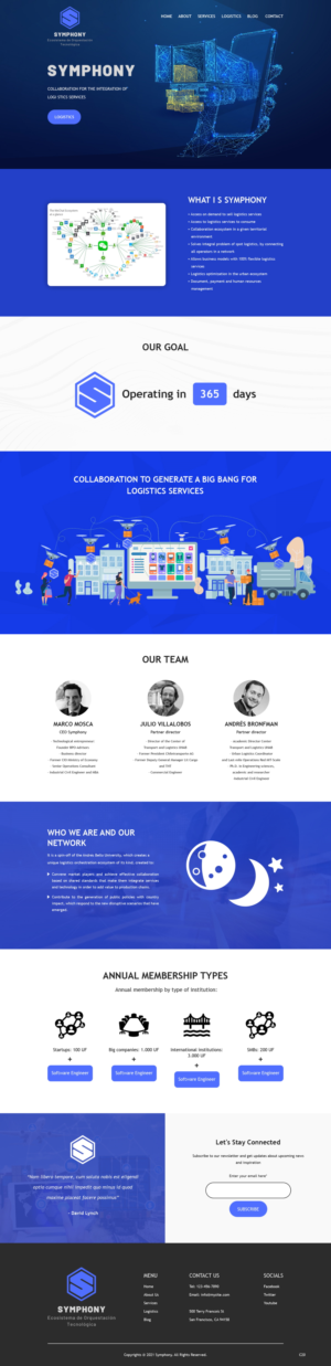 Web Design by pb for Conciencia Logística | Design: #26713529