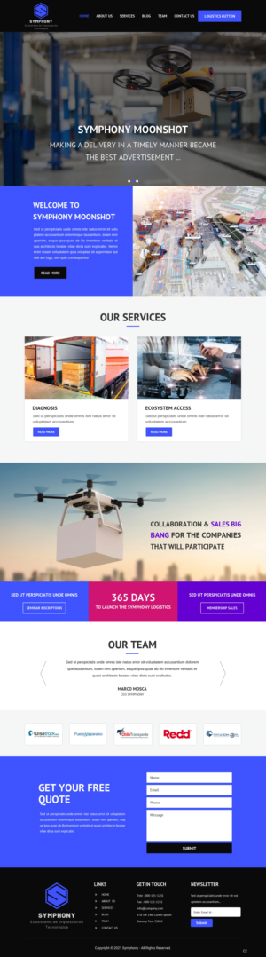 Web Design by pb for Conciencia Logística | Design: #26713530