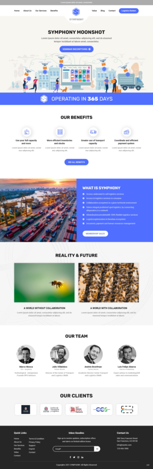 Web Design by pb for Conciencia Logística | Design: #26713531