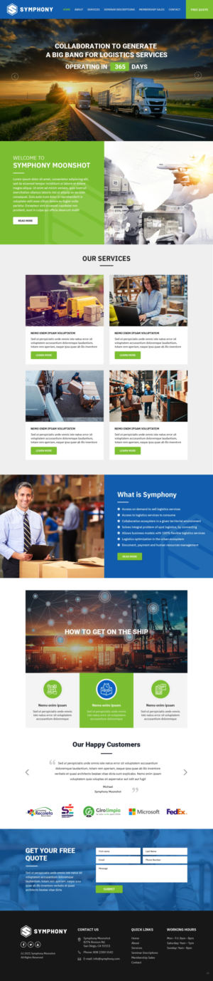 Web Design by pb for Conciencia Logística | Design: #26713532