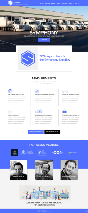 Web Design by pb for Conciencia Logística | Design: #26713537