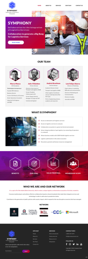 Web Design by pb for Conciencia Logística | Design: #26713538