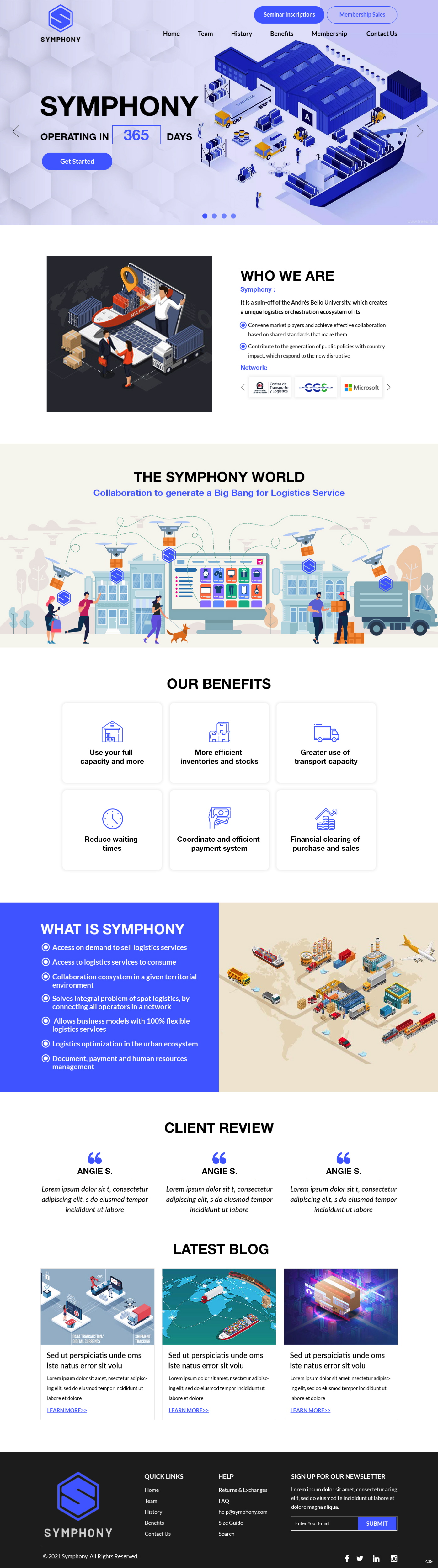 Web Design par pb pour Conciencia Logística | Design #26713540