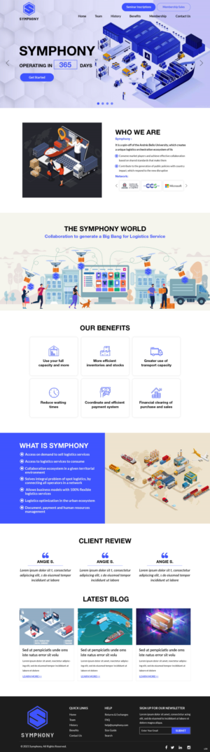 Web Design by pb for Conciencia Logística | Design: #26713540