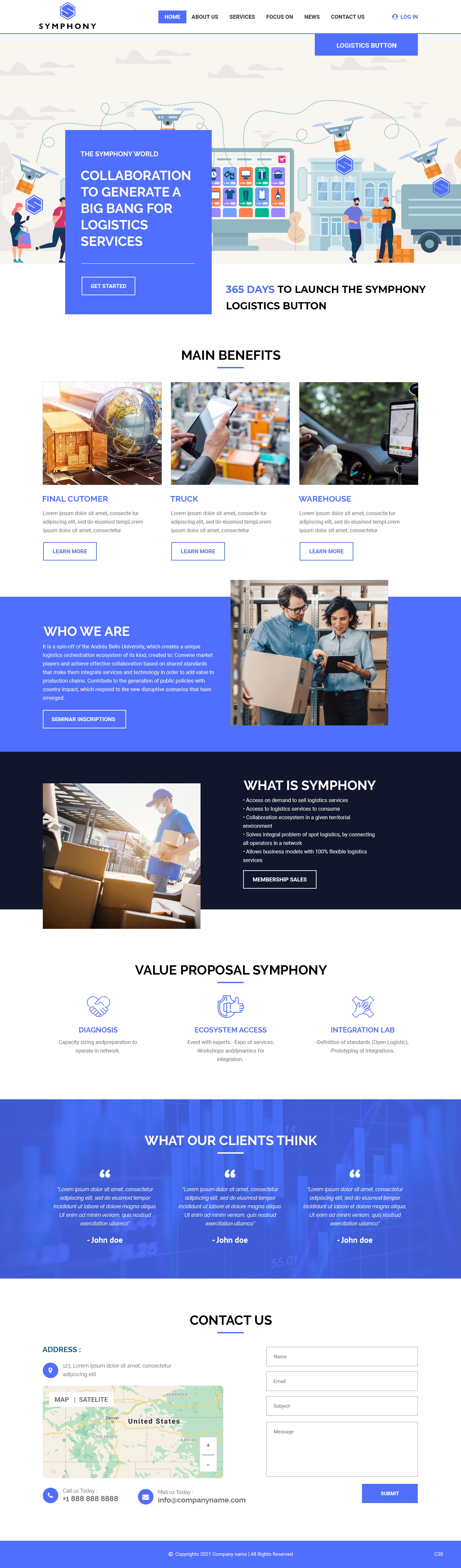 Web Design par pb pour Conciencia Logística | Design #26713541