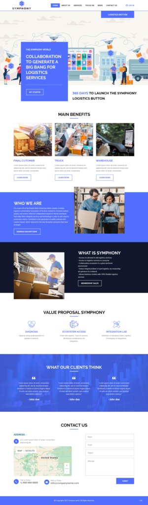 Web Design by pb for Conciencia Logística | Design: #26713541