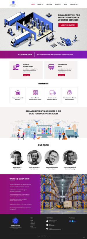 Web Design by pb for Conciencia Logística | Design: #26713542