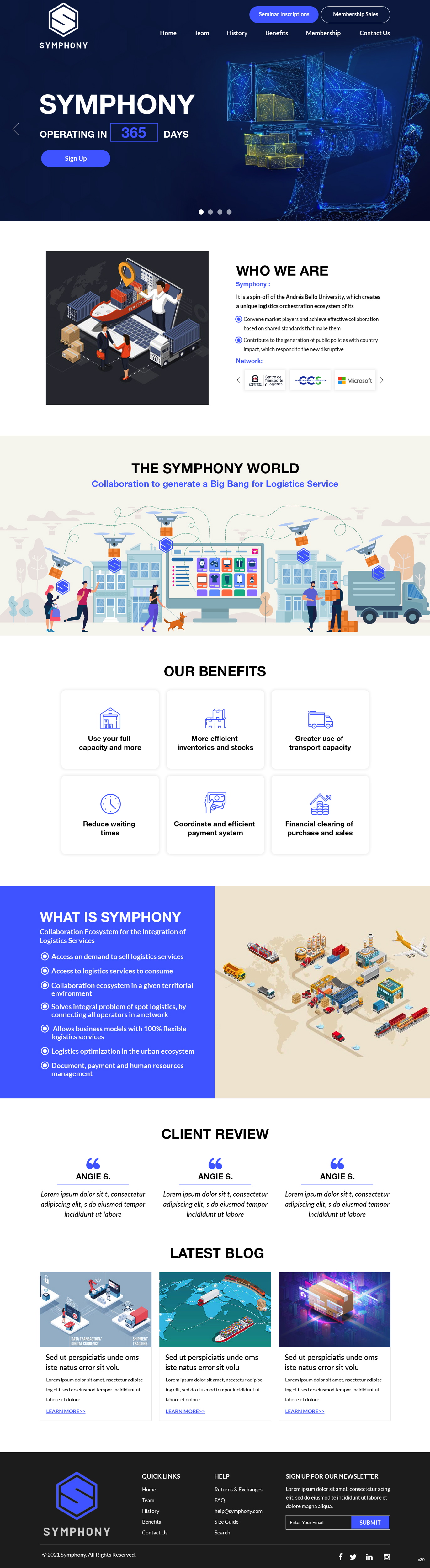 Web Design by pb for Conciencia Logística | Design: #26732876