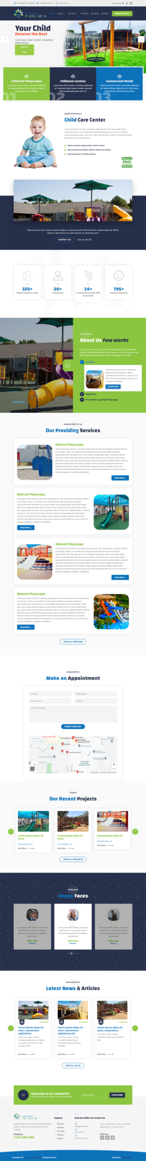 Web Design by Robook for Logic Build Playscapes  | Design: #26739001