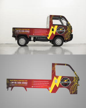 Blanco electric needs a wrap design for mini truck | Diseño de Rotulación de Vehículo por Fat Bat Man