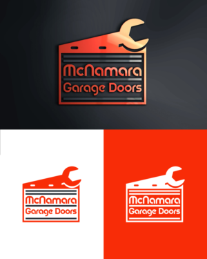 McNamara Garage Doors | Logo Design by ACK Design