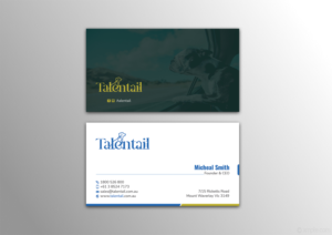 Visitenkarten-Design von Alaminenterprise für Australia Talentail Pty Ltd | Design: #26710086