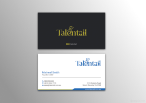 Visitenkarten-Design von Alaminenterprise für Australia Talentail Pty Ltd | Design: #26710138
