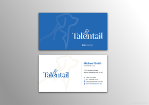Visitenkarten-Design von Alaminenterprise für Australia Talentail Pty Ltd | Design: #26710218