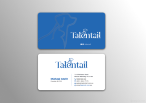 Visitenkarten-Design von Alaminenterprise für Australia Talentail Pty Ltd | Design: #26710235