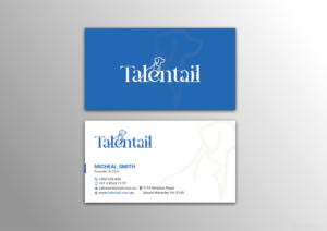 Visitenkarten-Design von Alaminenterprise für Australia Talentail Pty Ltd | Design: #26710255
