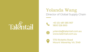 Visitenkarten-Design von nathanaelpeter für Australia Talentail Pty Ltd | Design: #26725353