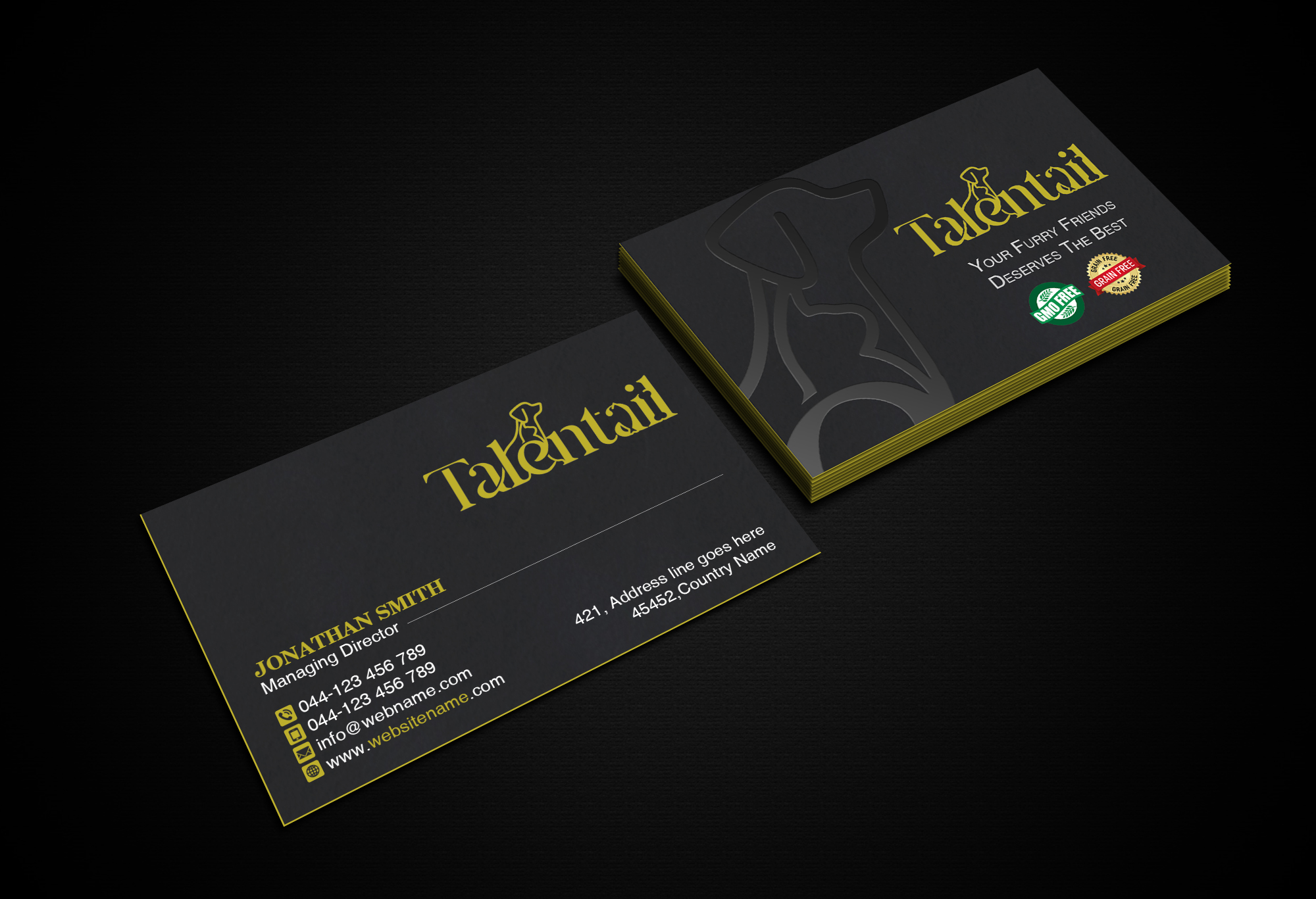 Design de Carte de Visite par Creations Box 2015 pour Australia Talentail Pty Ltd | Design #26712292