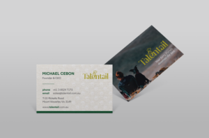 Talentail business card | Business Card Design by HYPdesign