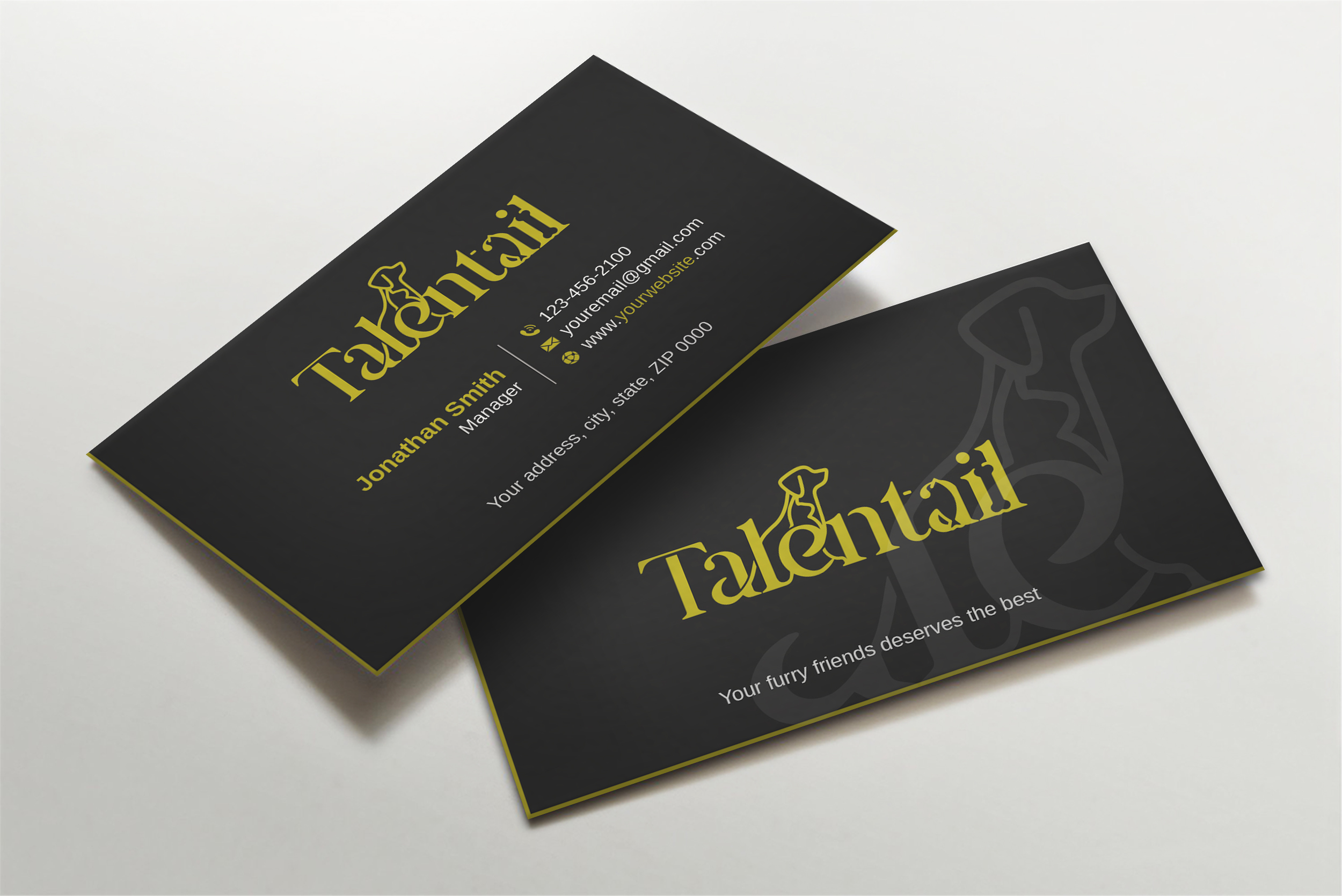 Business Card Design by LAXMI DESIGNHUB for Australia Talentail Pty Ltd | Design #26710383
