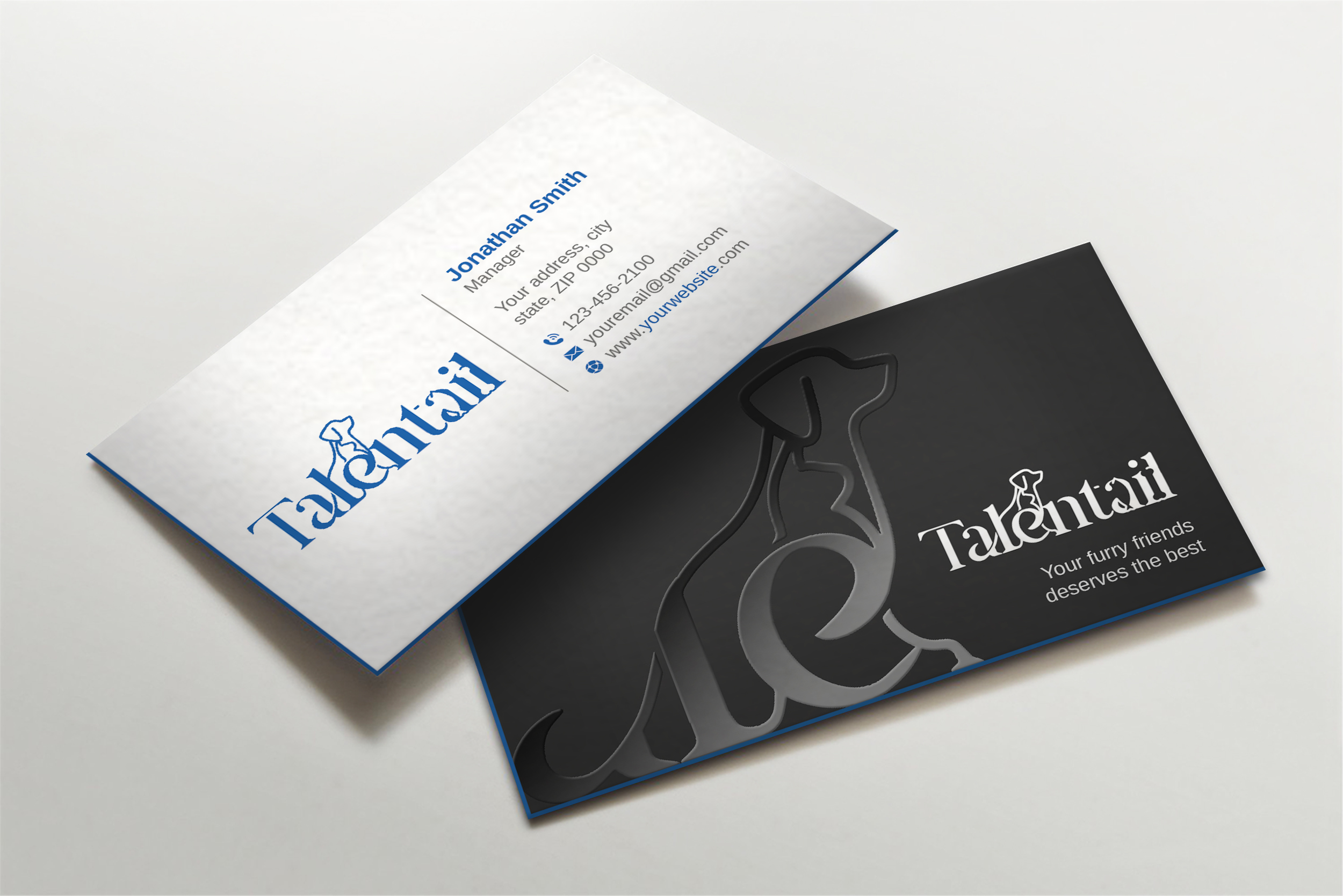 Business Card Design by LAXMI DESIGNHUB for Australia Talentail Pty Ltd | Design #26710389