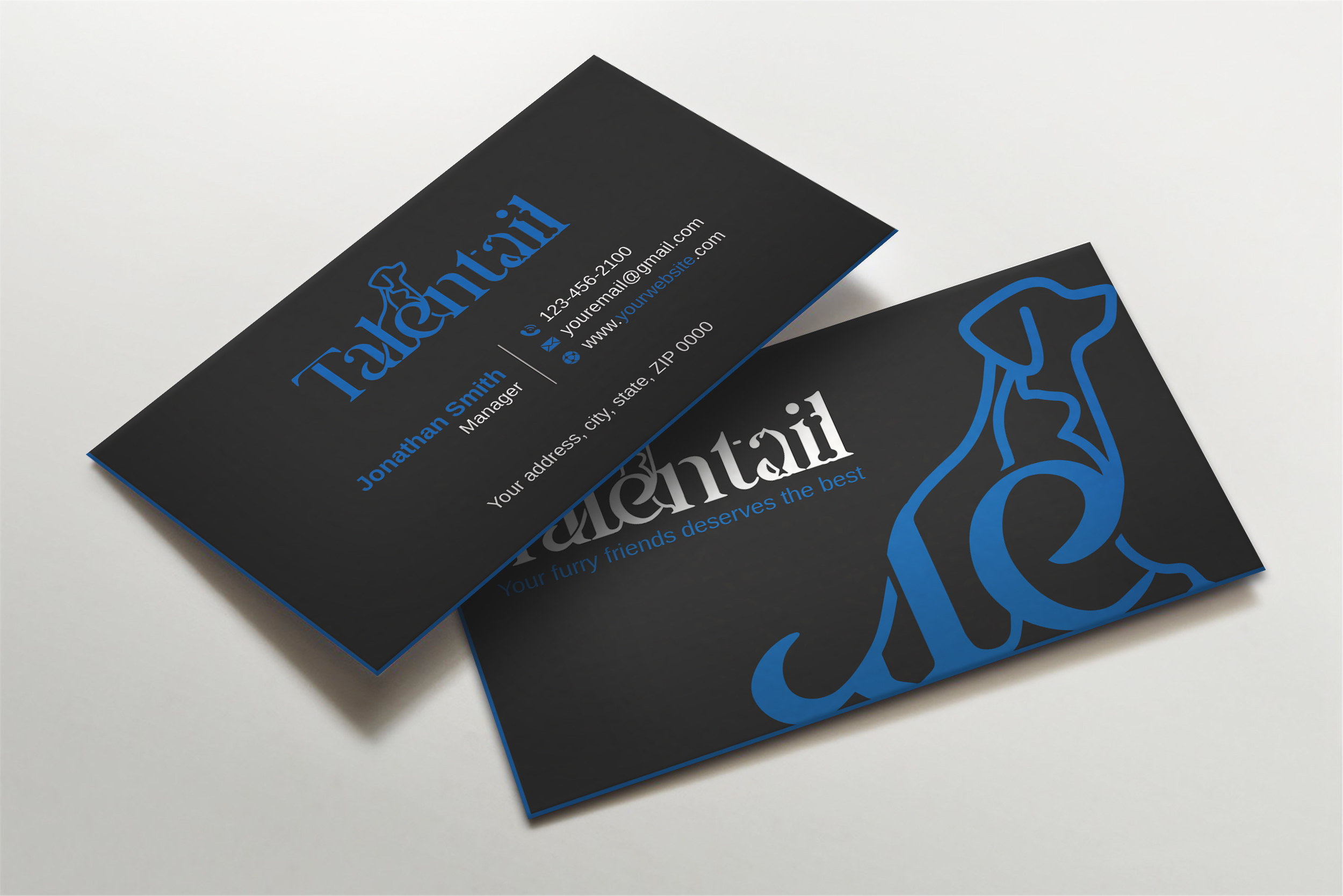 Business Card Design by LAXMI DESIGNHUB for Australia Talentail Pty Ltd | Design #26710398