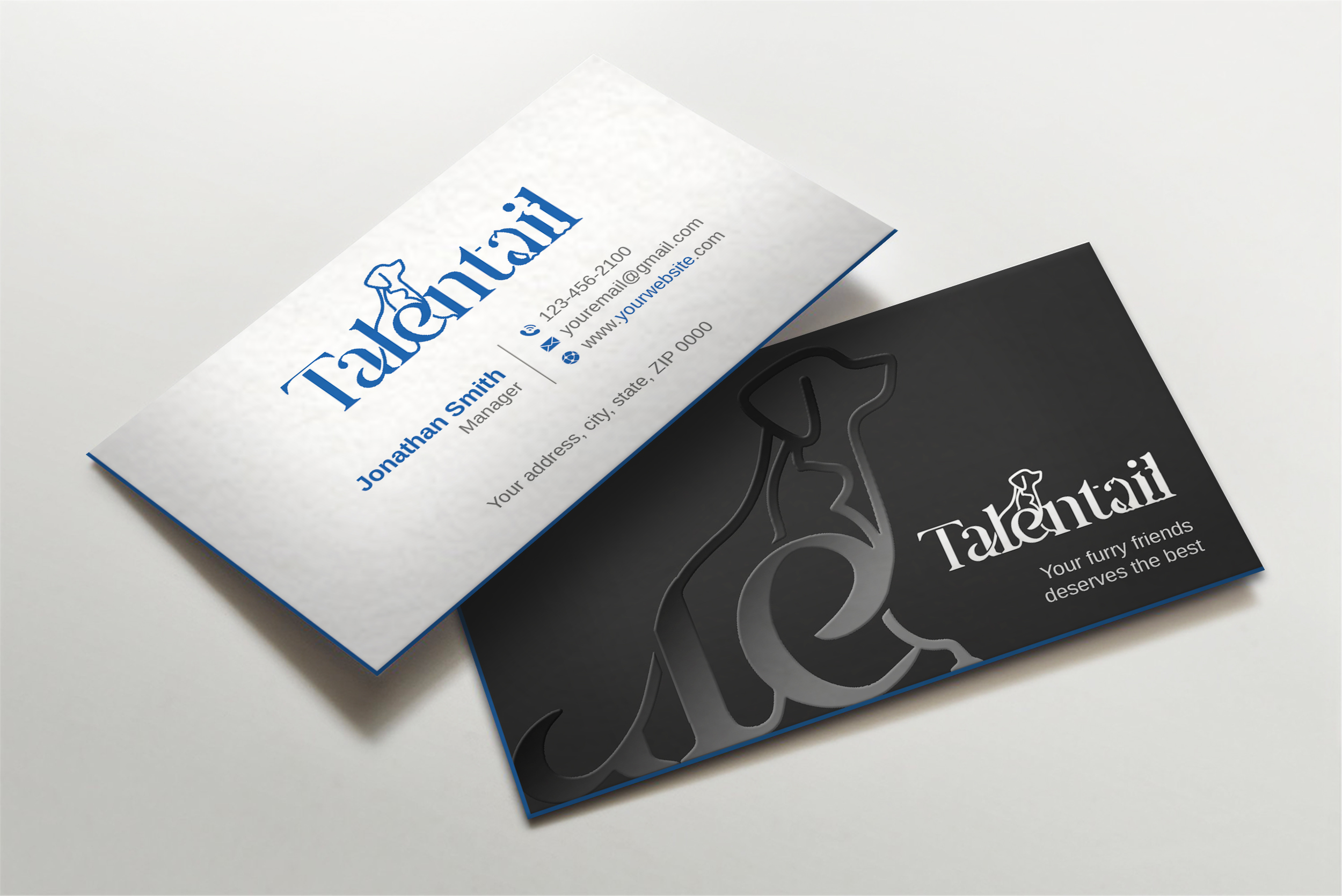 Business Card Design by LAXMI DESIGNHUB for Australia Talentail Pty Ltd | Design #26710399