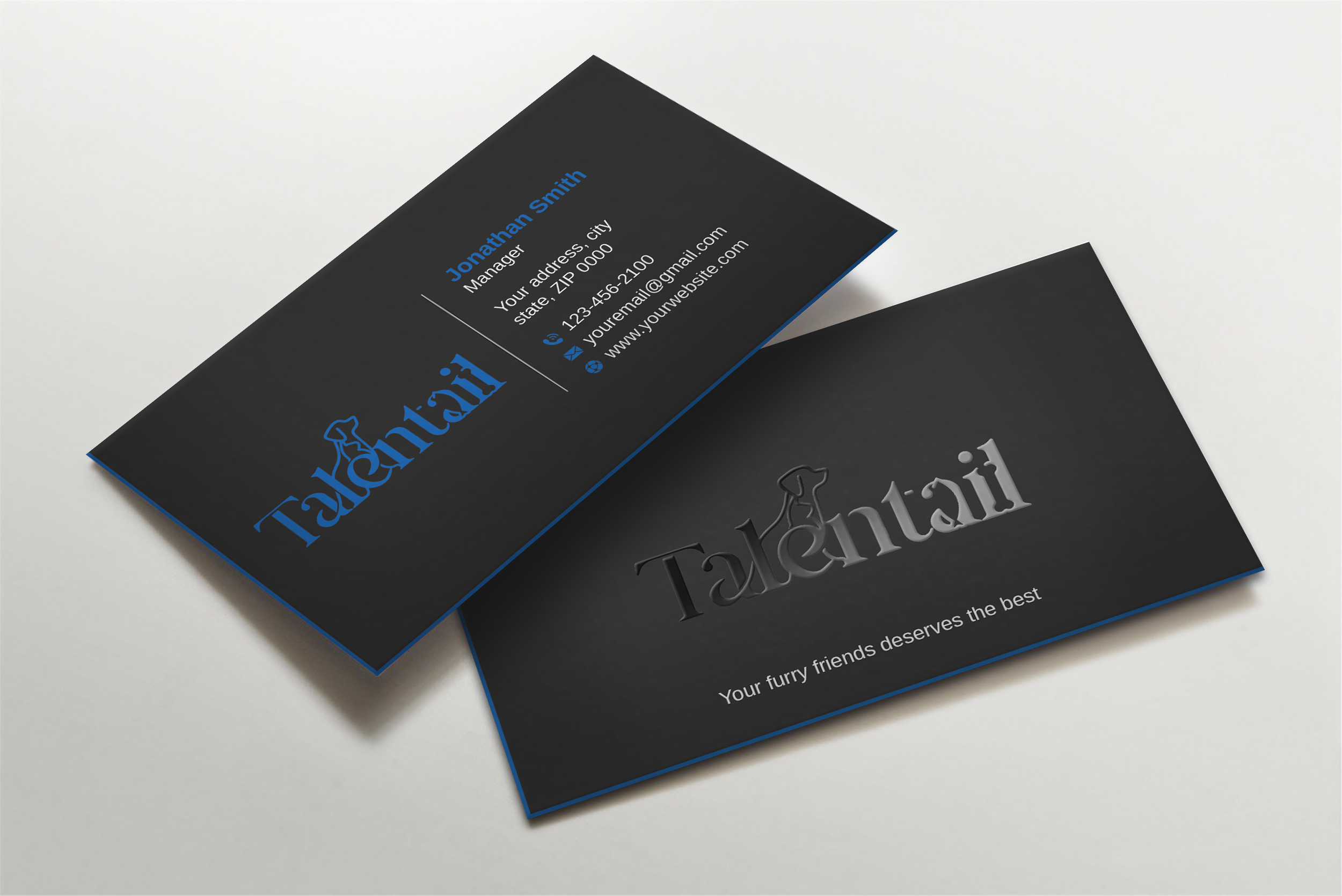 Business Card Design by LAXMI DESIGNHUB for Australia Talentail Pty Ltd | Design #26710401