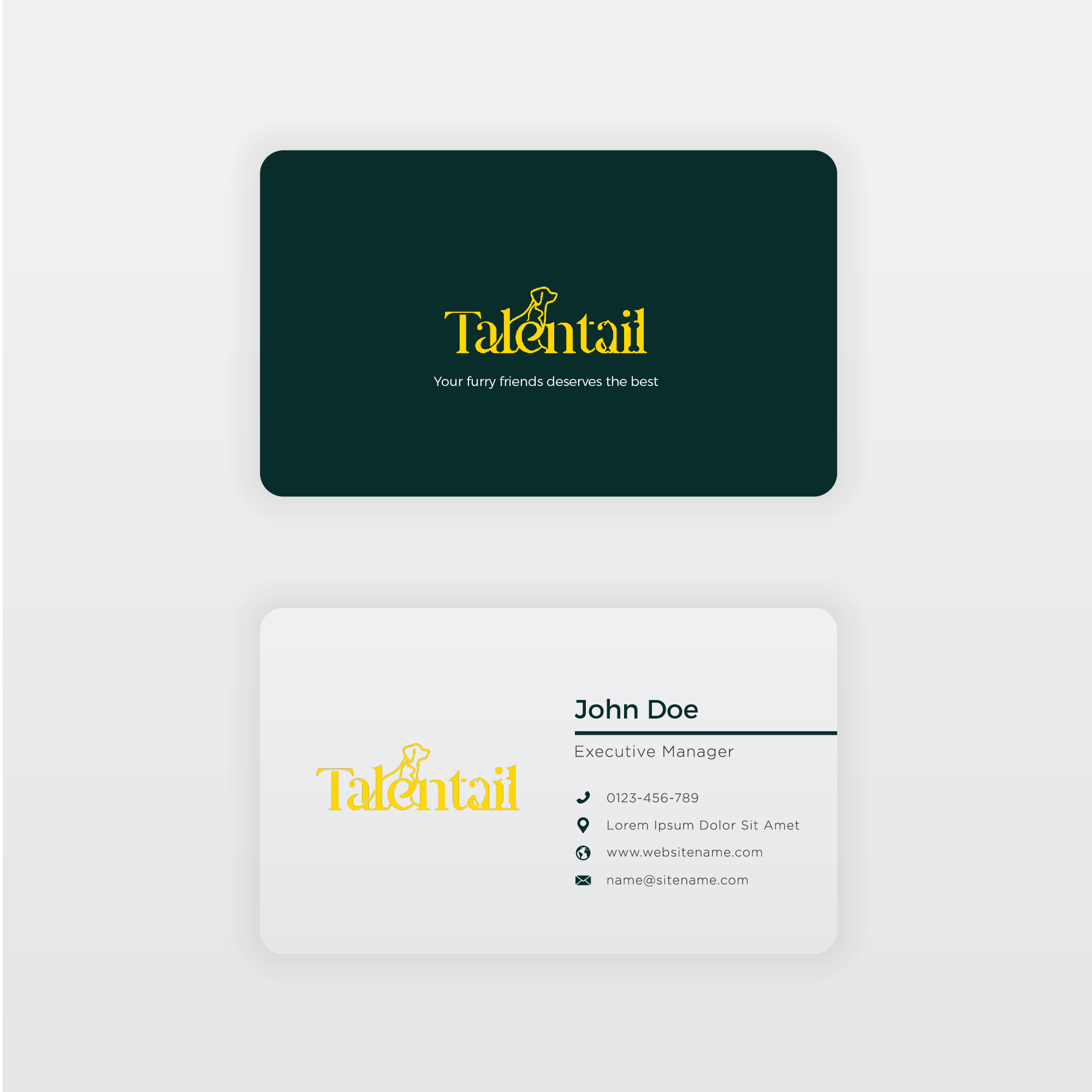 Visitenkarten-Design von DesignSiZ für Australia Talentail Pty Ltd | Design #26725599