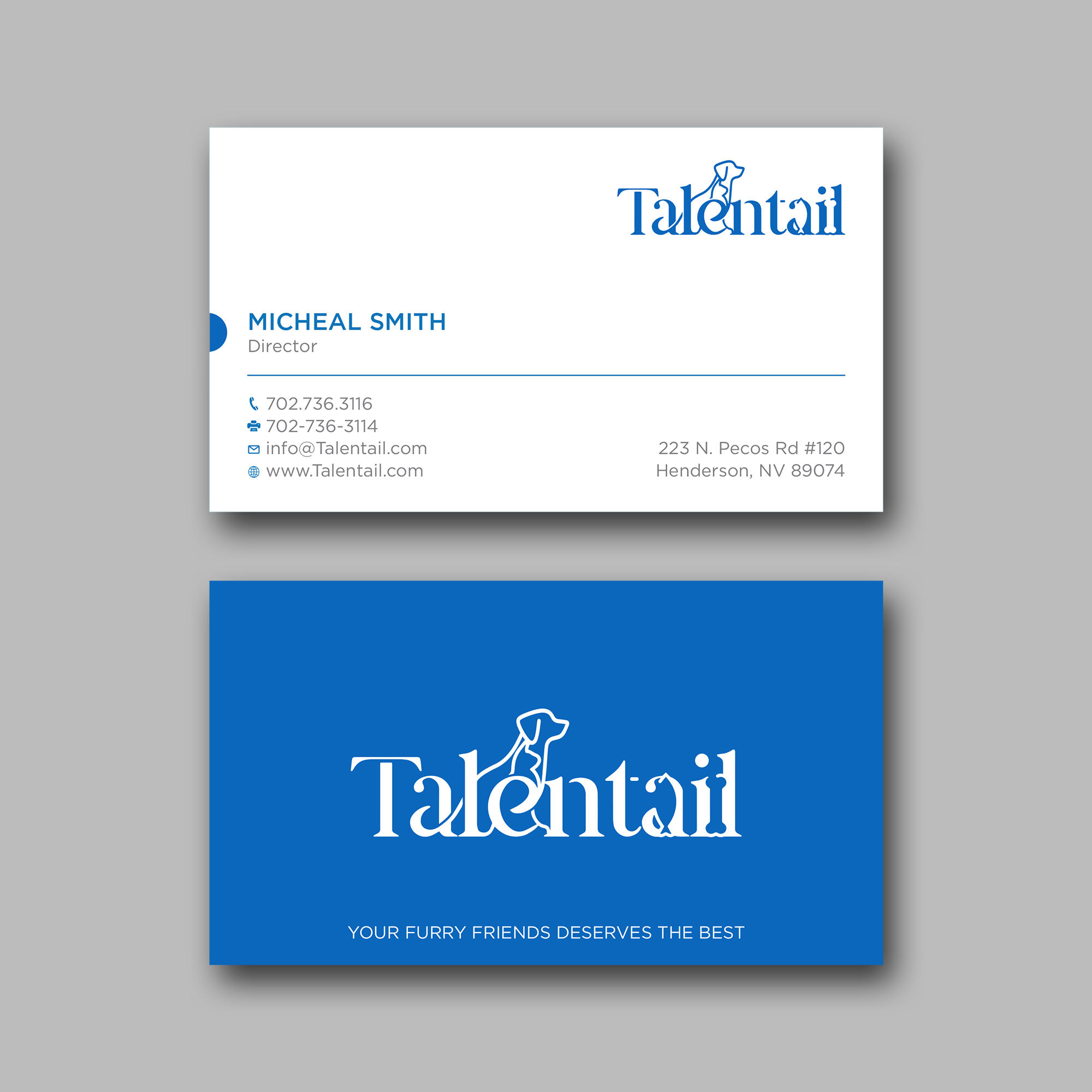 Business Card Design by Tripti Ranjan Gain for Australia Talentail Pty Ltd | Design #26716527