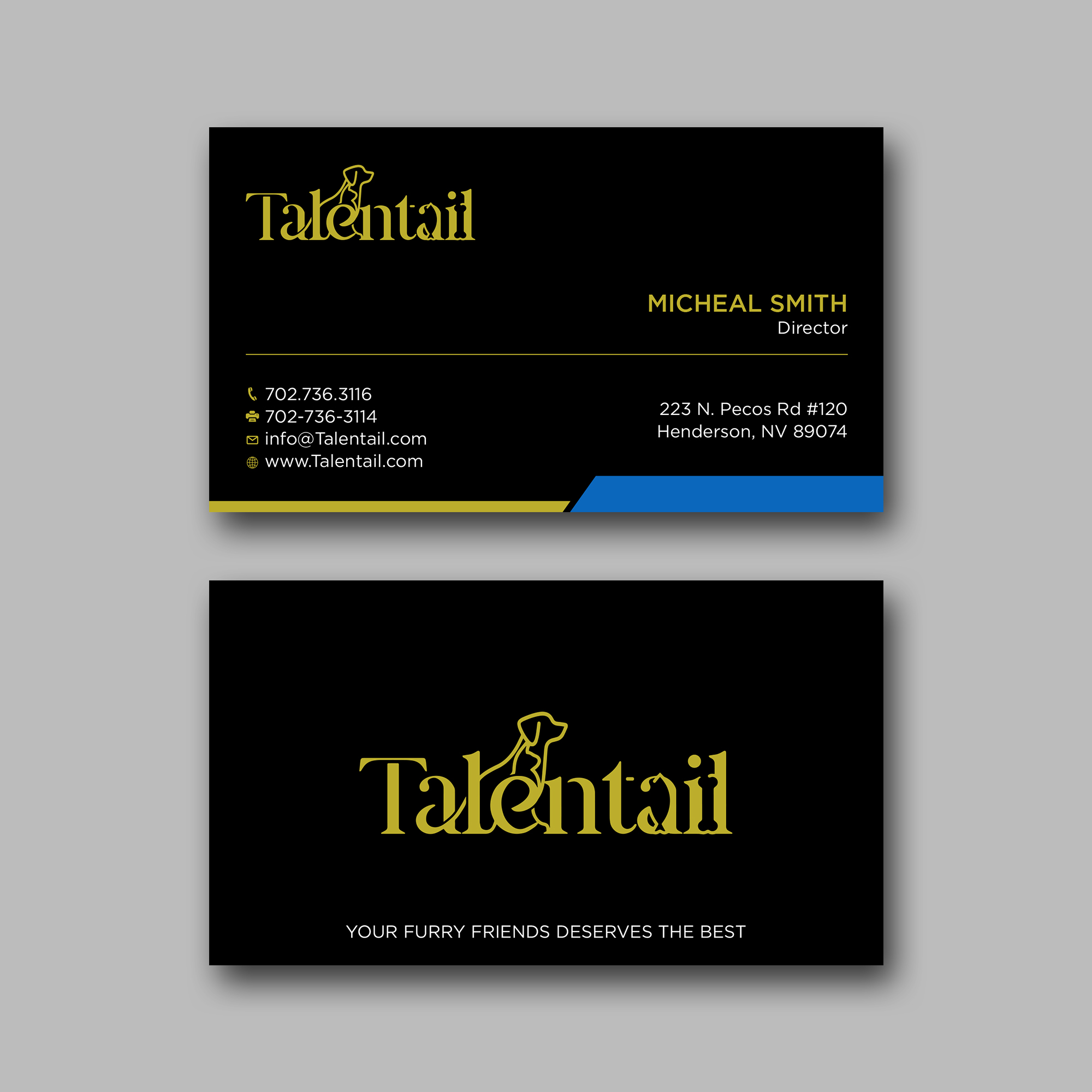 Diseño de Tarjeta de Presentación por Tripti Ranjan Gain para Australia Talentail Pty Ltd | Diseño #26716534