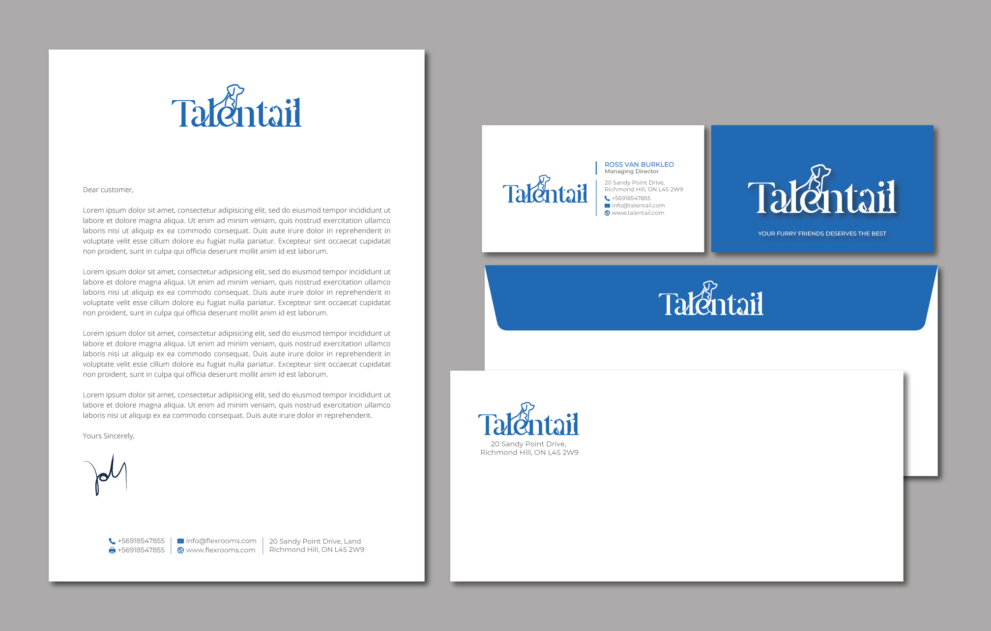 Business Card Design by R.design for Australia Talentail Pty Ltd | Design #26710120