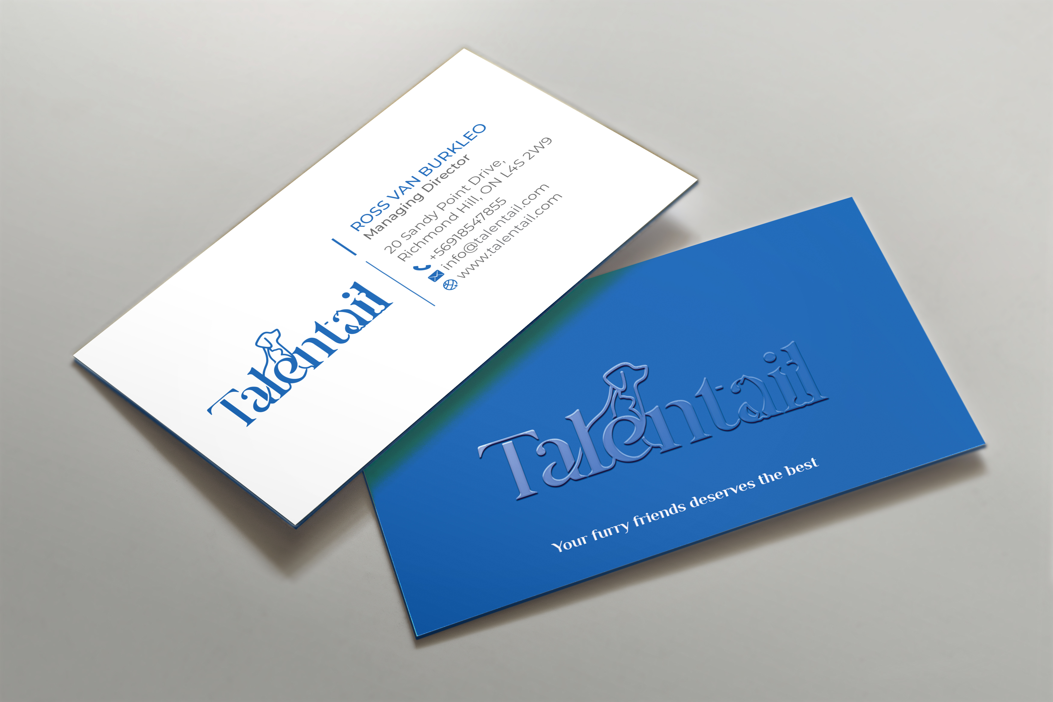 Design de Carte de Visite par R.design pour Australia Talentail Pty Ltd | Design #26711481