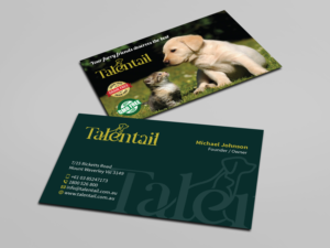 Business Card Design by MDesign for Australia Talentail Pty Ltd | Design: #26715959