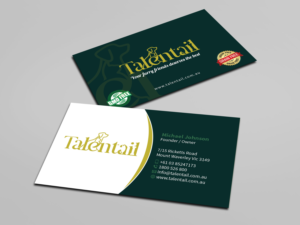 Business Card Design by MDesign for Australia Talentail Pty Ltd | Design #26720463