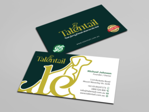 Business Card Design by MDesign for Australia Talentail Pty Ltd | Design: #26720464