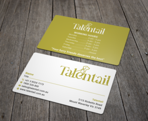 Visitenkarten-Design von B. M. BILLAL HOSSAIN für Australia Talentail Pty Ltd | Design: #26717029