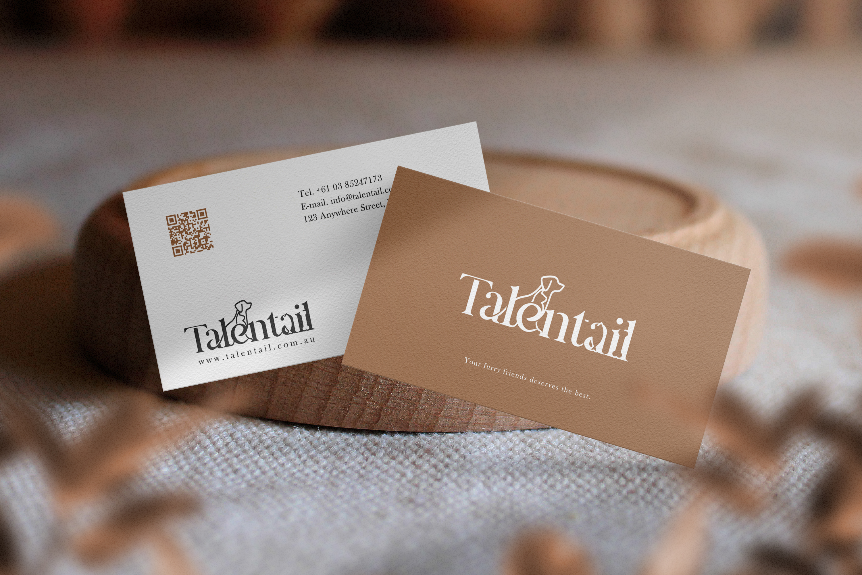 Visitenkarten-Design von SyncFuse™ Solutions für Australia Talentail Pty Ltd | Design #26719375