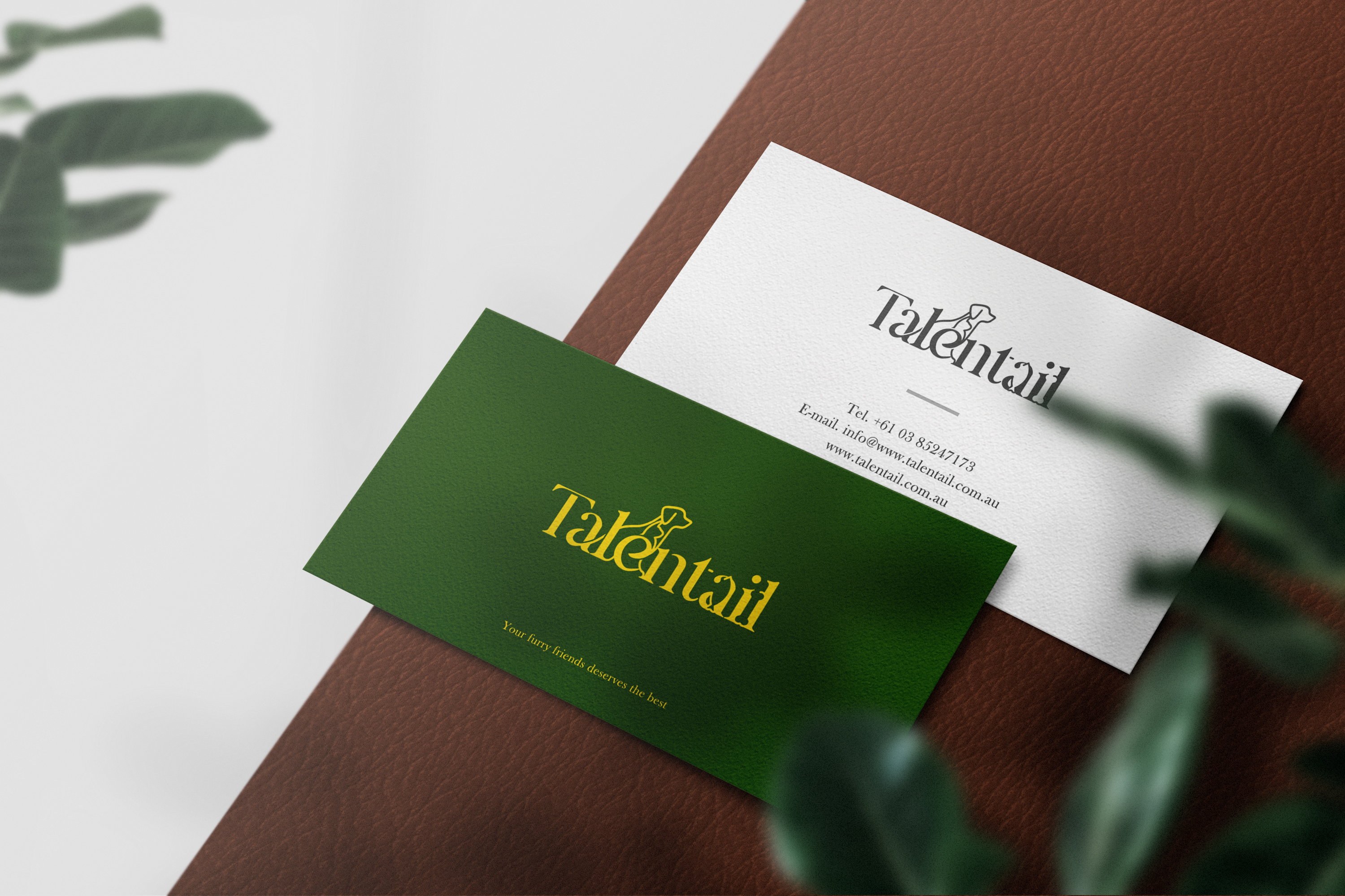 Business Card Design by SyncFuse™ Solutions for Australia Talentail Pty Ltd | Design #26719403