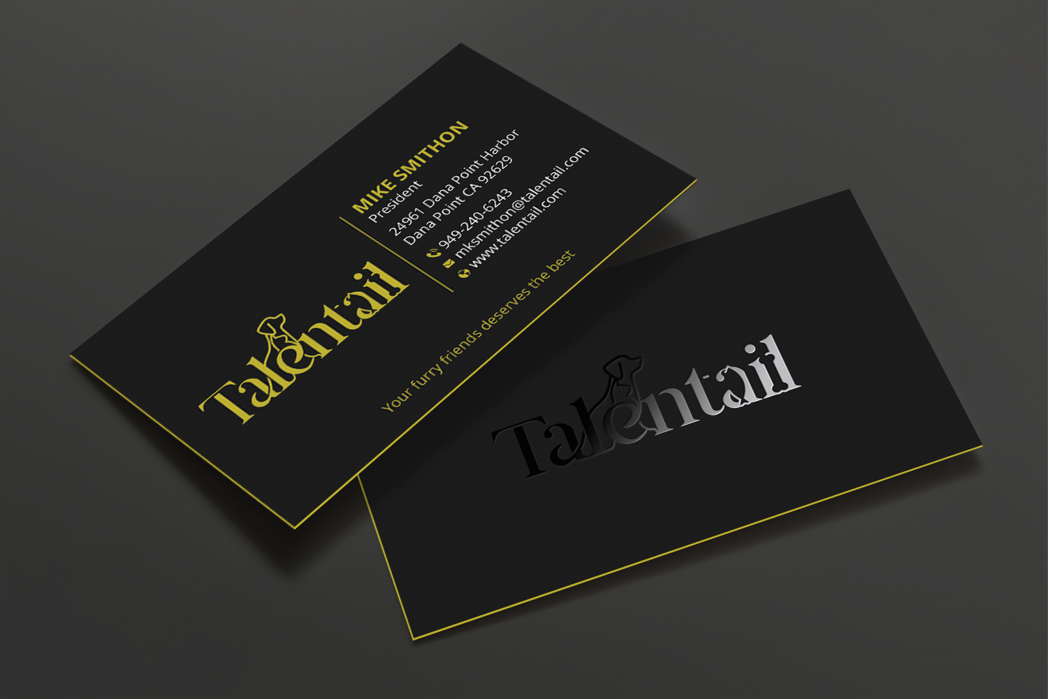 Visitenkarten-Design von DesignShout für Australia Talentail Pty Ltd | Design #26715617