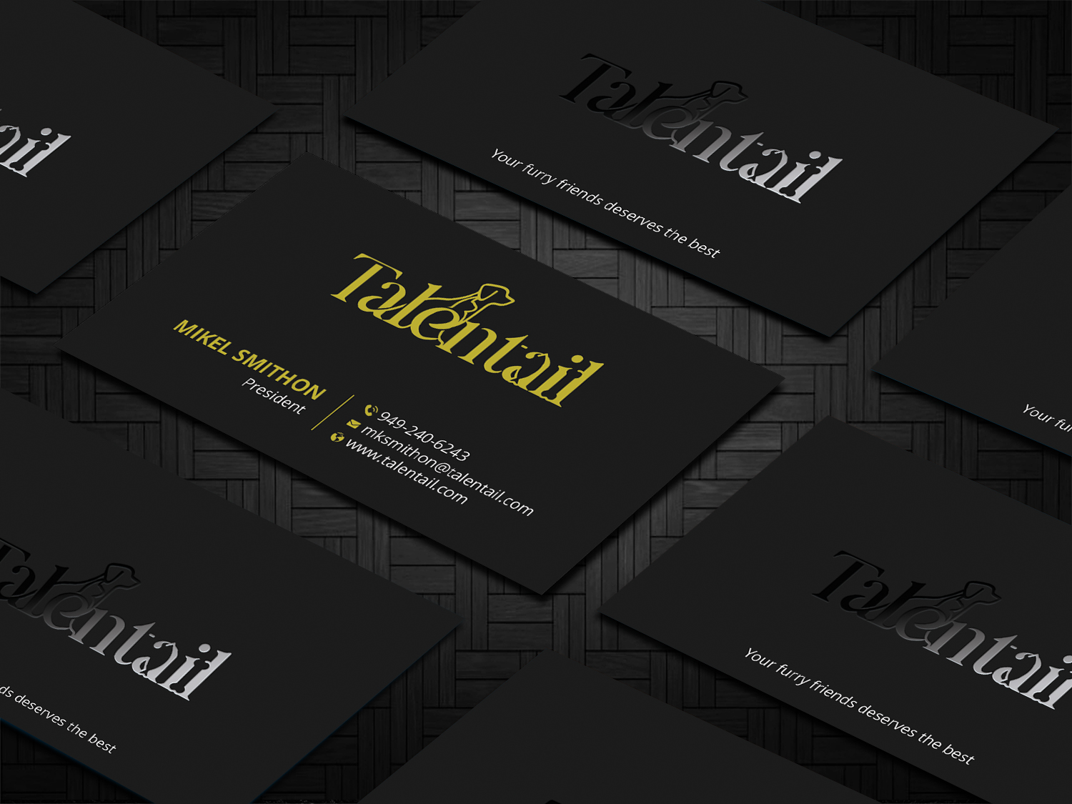 Visitenkarten-Design von DesignShout für Australia Talentail Pty Ltd | Design #26715793
