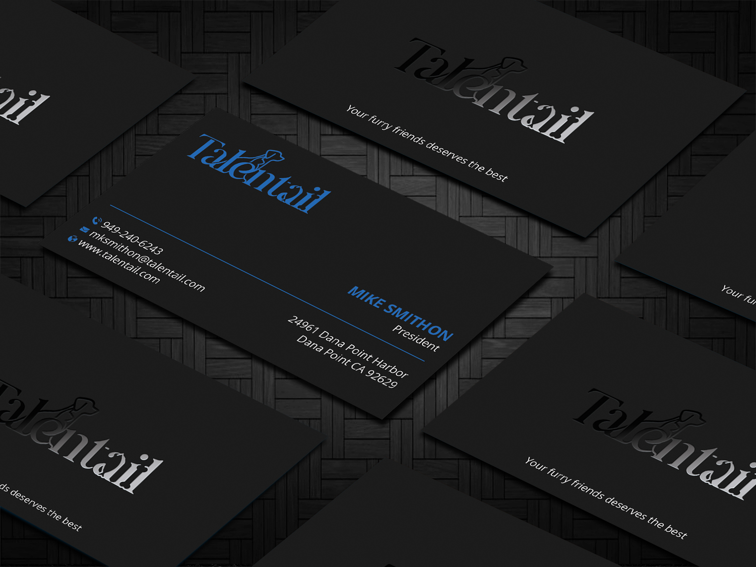 Visitenkarten-Design von DesignShout für Australia Talentail Pty Ltd | Design #26715875